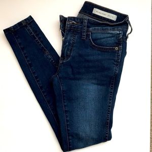 Anthro Pilcro Midrise Split Hem Skinny Jeans 25